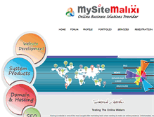 Tablet Screenshot of mysitemalixi.info